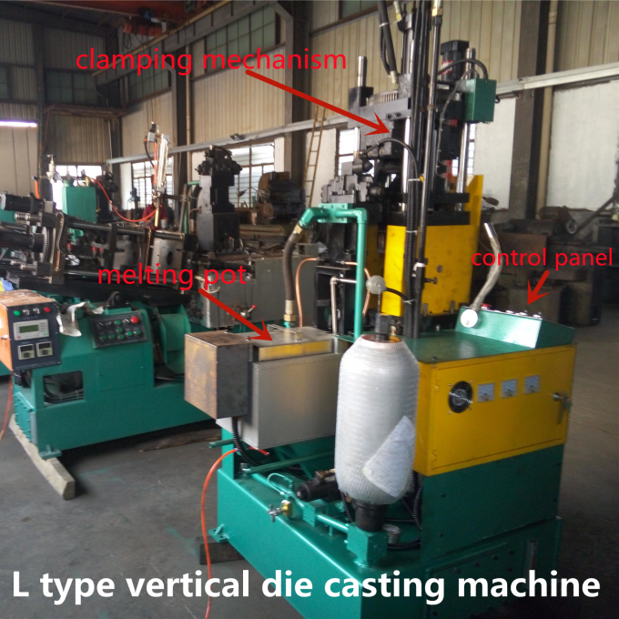 vertical die casting machine L type